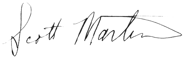 Signature of Scott Martineau